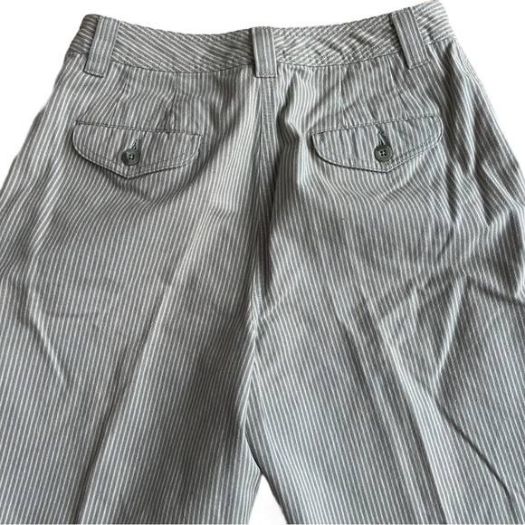 Northern Reflections pinstripe trouser pants hemmed office Y2K vintage women’s 8 - Picture 3 of 10